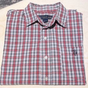 Us polo boy button down shirt